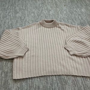 princess polly oversized ribbed knit sweater